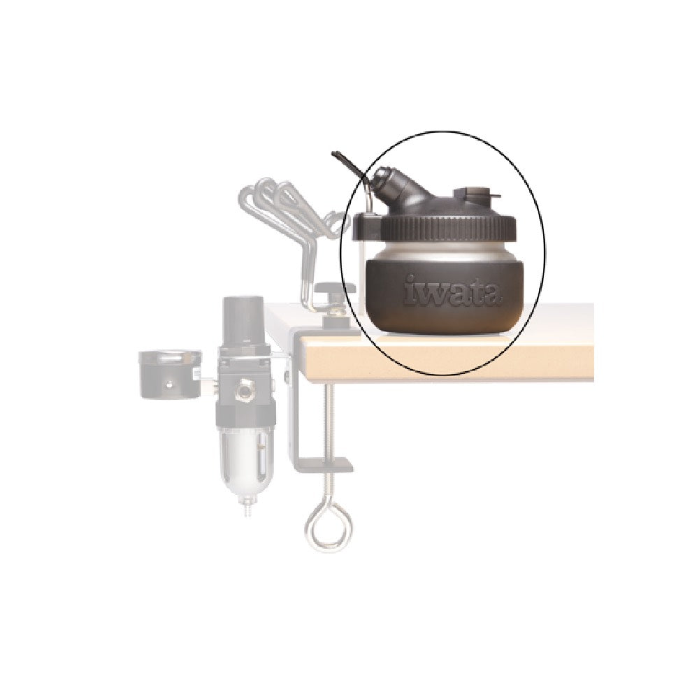 Iwata Spray Out Cleaning Pot With Airbrush Hanger