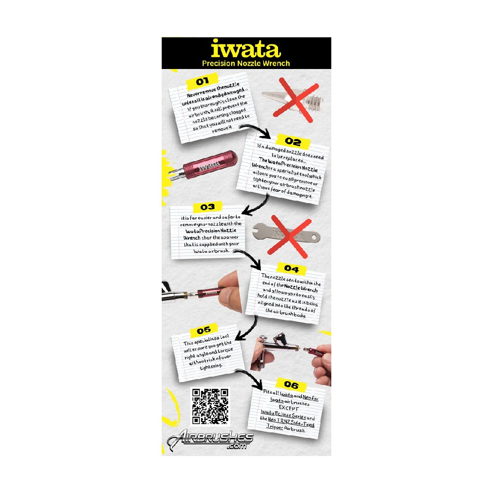 Iwata Nozzle Wrench Tool