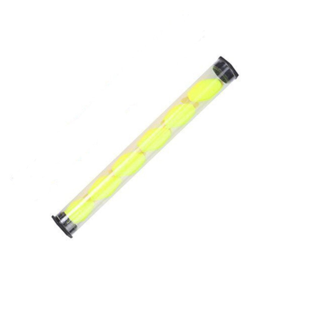 Traper Oval Strike Indicator Yellow 6pcs