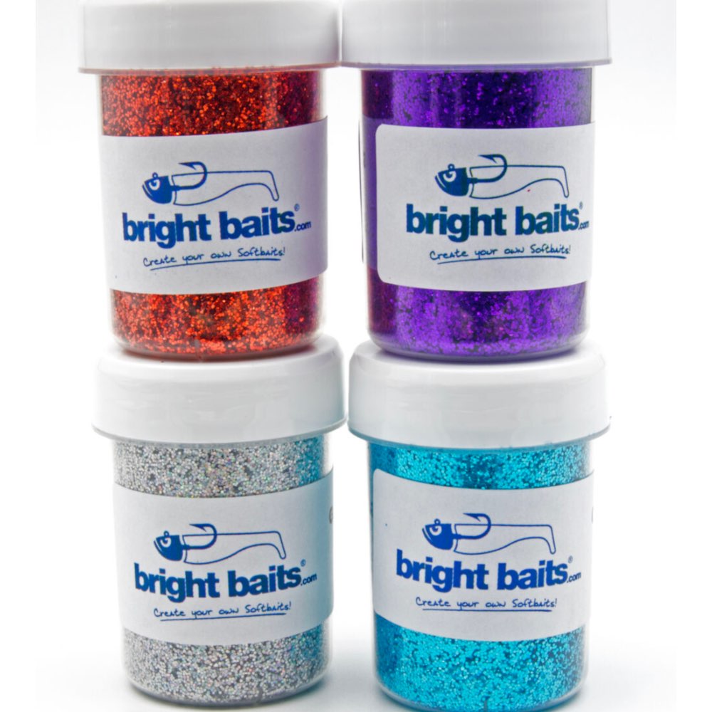 Bright Baits High Quality Heat Resistant Glitter Orange Colour 40ml