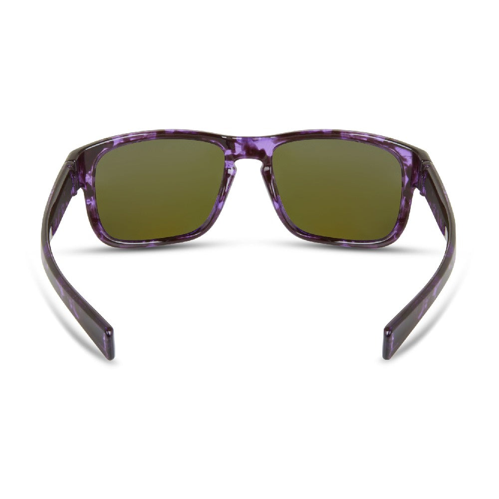 Madison Signal Crystal Tortoise Shell Sunglasses Purple Mirror Lens