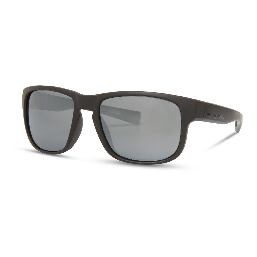 Madison Signal Matt Black Sunglasses 3 Polarised Lense Pack