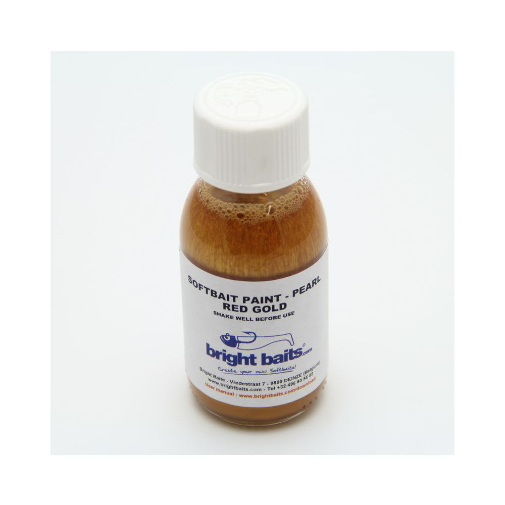 Bright Baits Soft Paint Pearl Red Gold 60ml