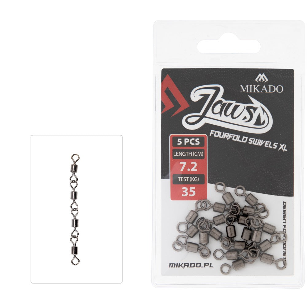 Mikado Jaws Fourfold Swivels XL