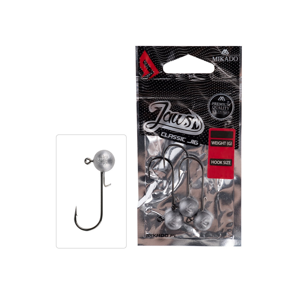 Mikado Jaws Classic Jig Heads 17.5g