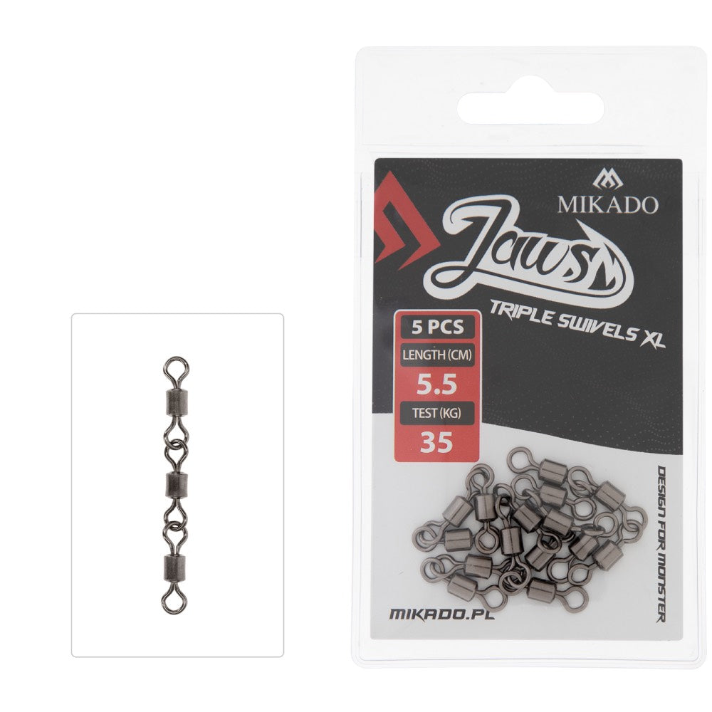 Mikado Jaws Triple Swivels XL