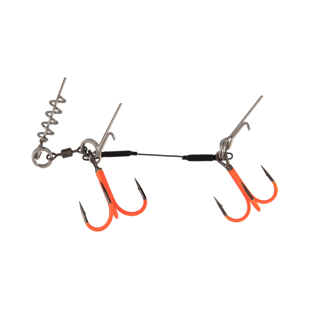Mikado Jaws Double EVO UV Orange Titanium Stinger