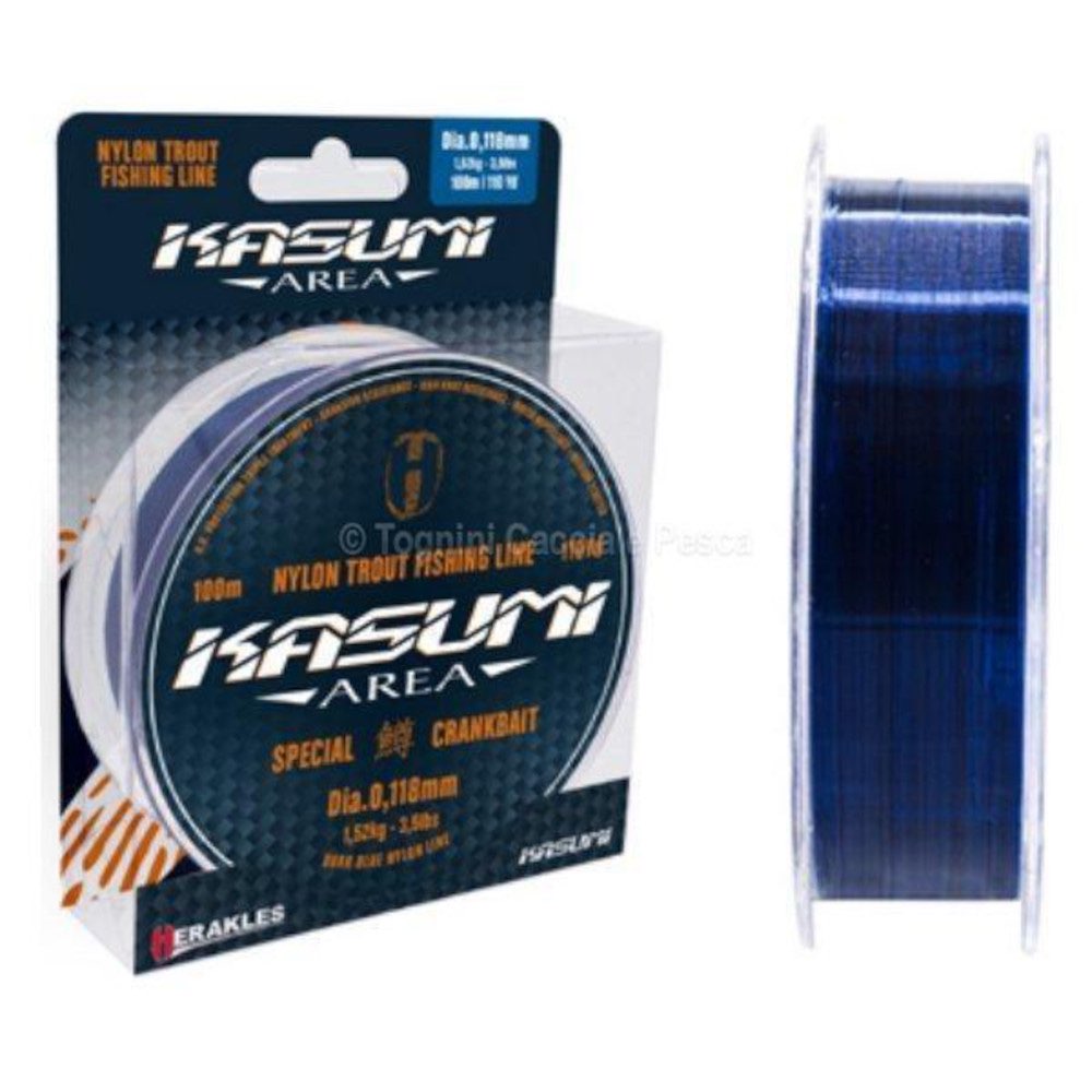 Herakles Kasumi Nylon Trout Fishing Line Blue 100m