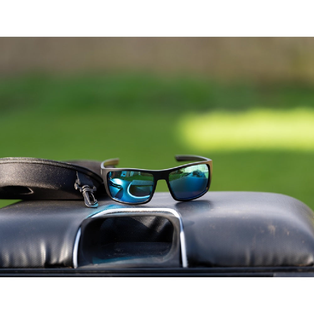 Preston Inception Wrap Sunglasses ice Blue Lens