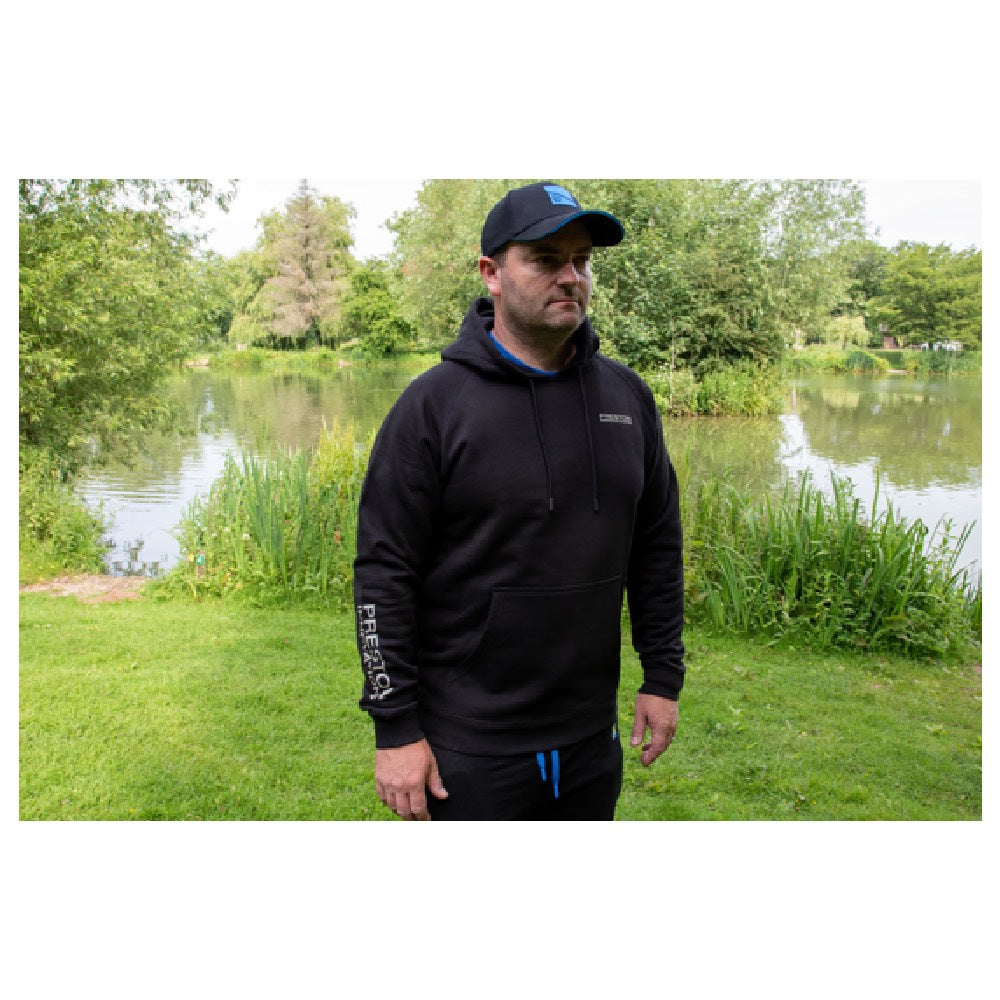 Preston Innovations Black French Terry Hoodie