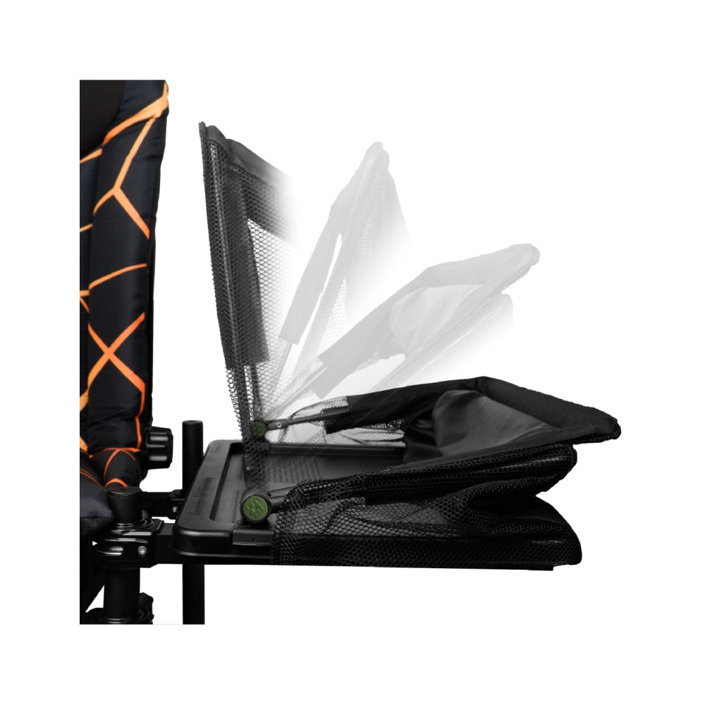 Cuzo Side Tray With Curtain for D36 Orange