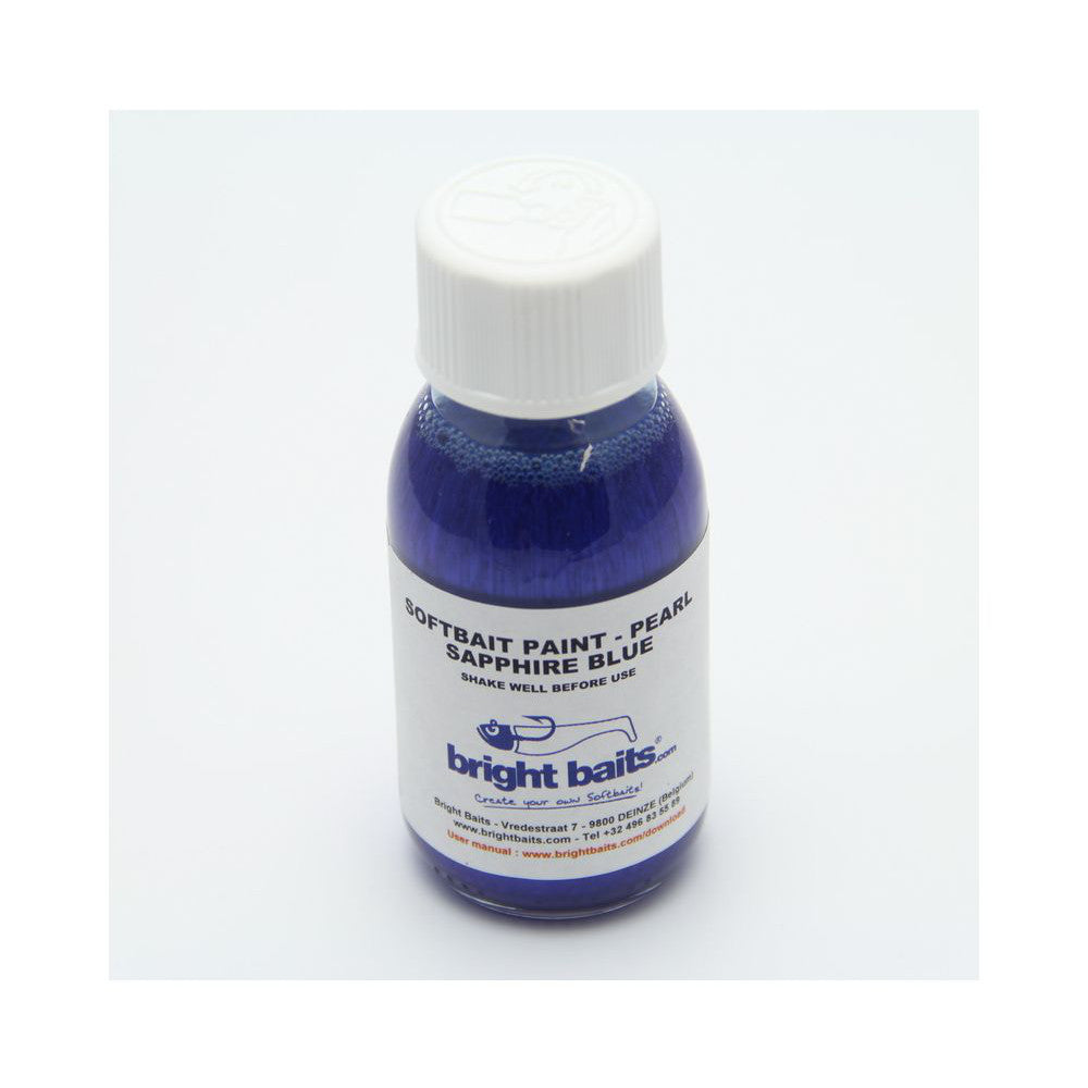 Bright Baits Soft Paint Pearl Sapphire Blue 60ml
