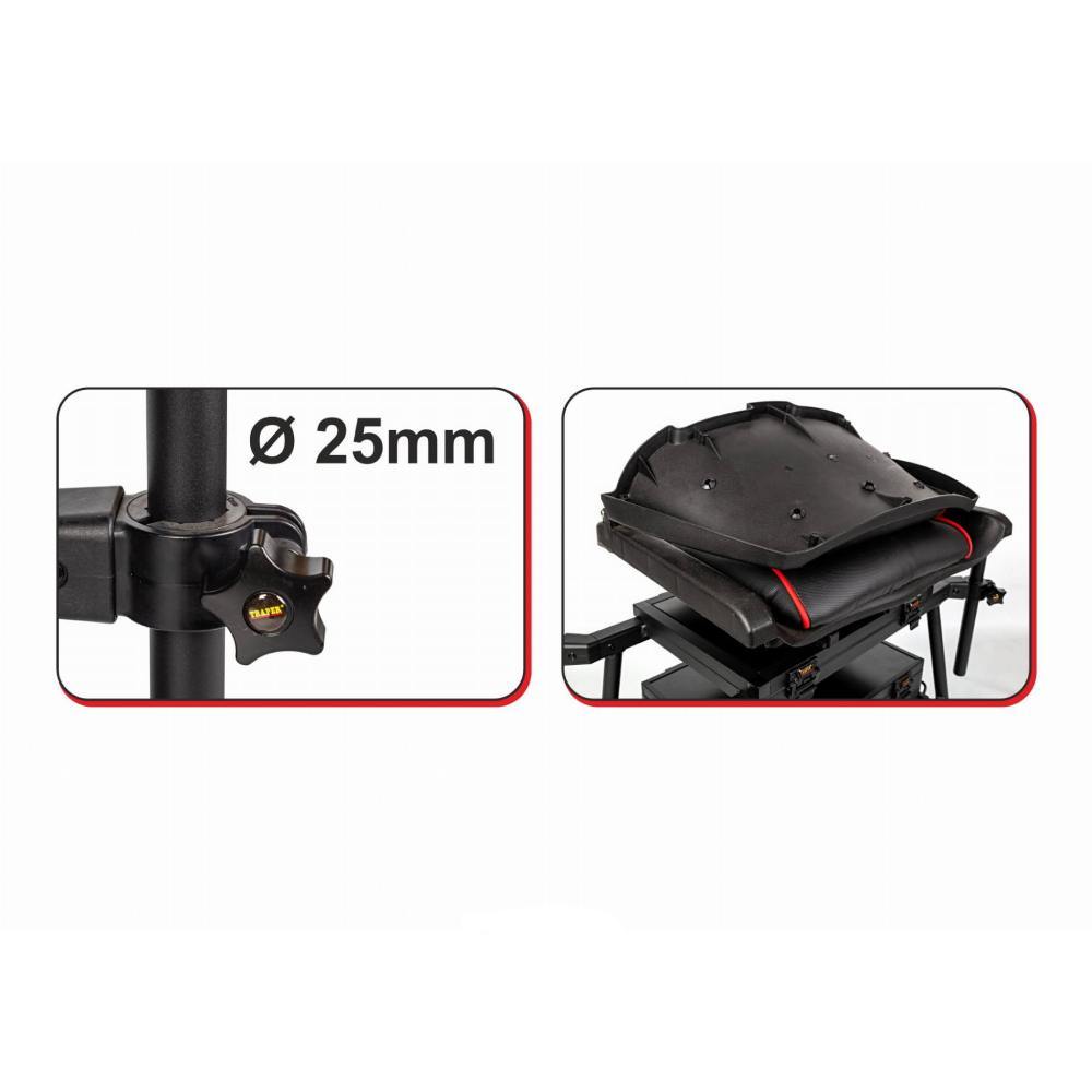 feeder fishing seat box setup Seat Box Feeder Comfort Traper