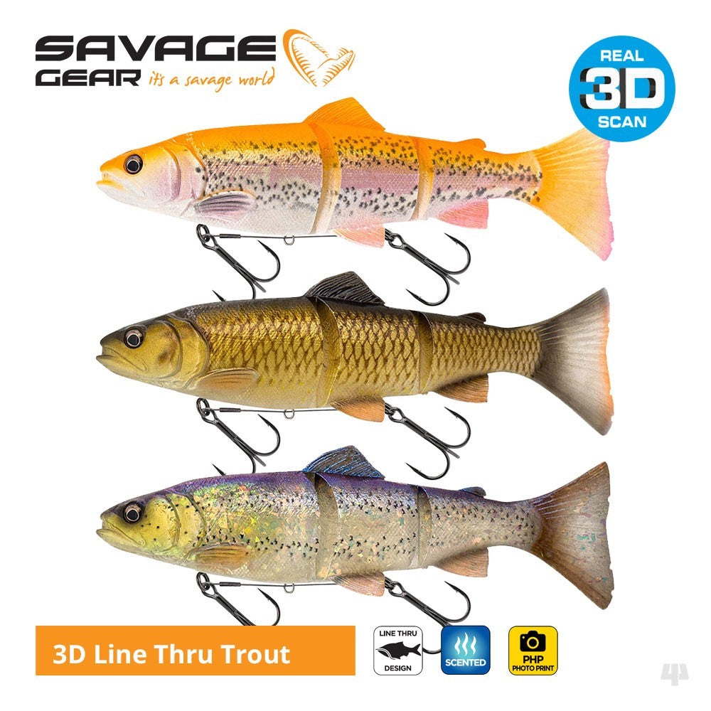 Savage Gear 3D Line Thru Trout Tiger Trout Slow Sinking