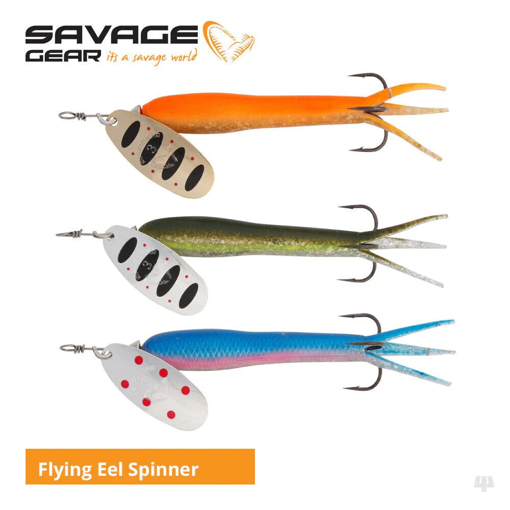 Savage Gear Flying Eel Spinner 3 Silver Doctor Sinking