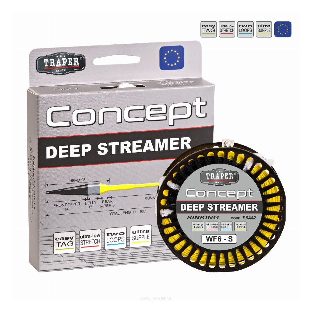 Traper Concept Deep Streamer Fly Line