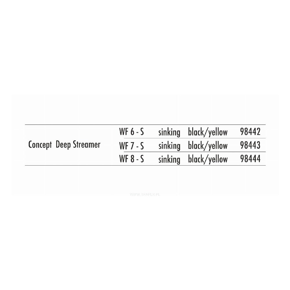 Traper Concept Deep Streamer Fly Line