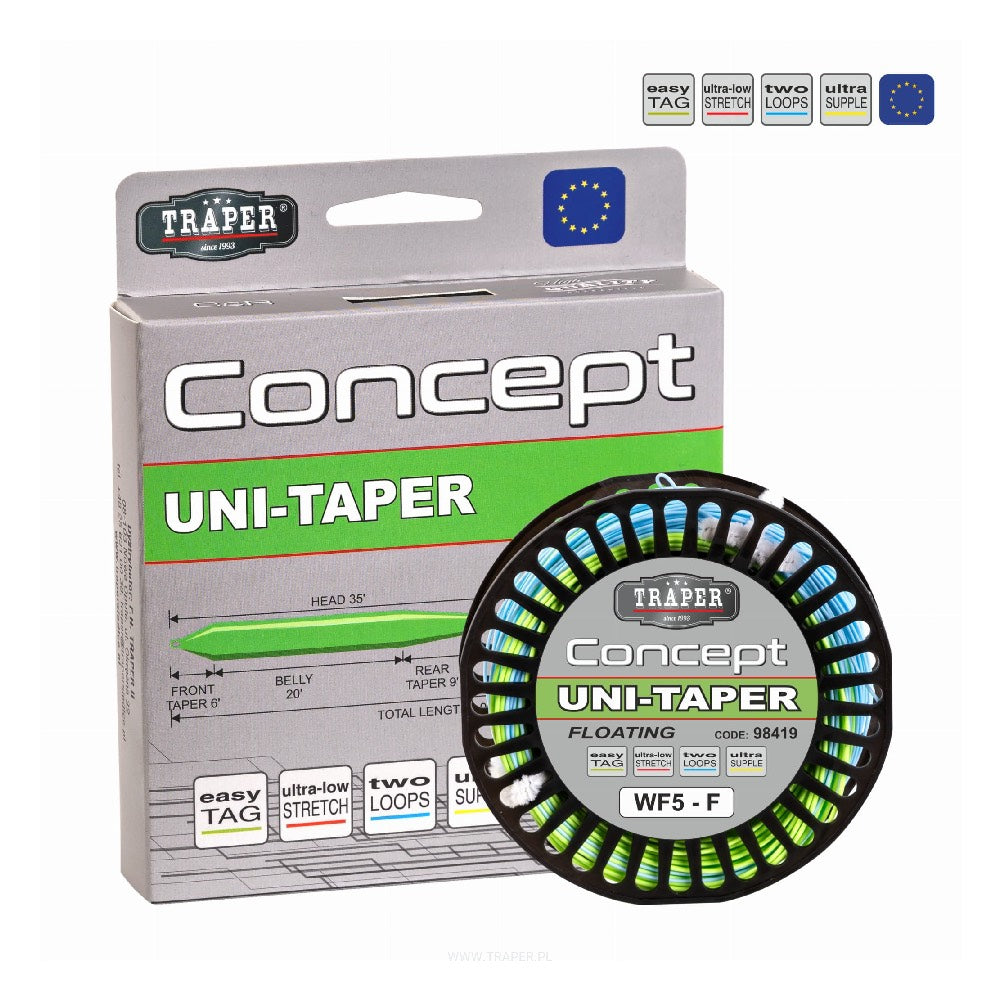 Traper Concept - Uni Taper Fly Line