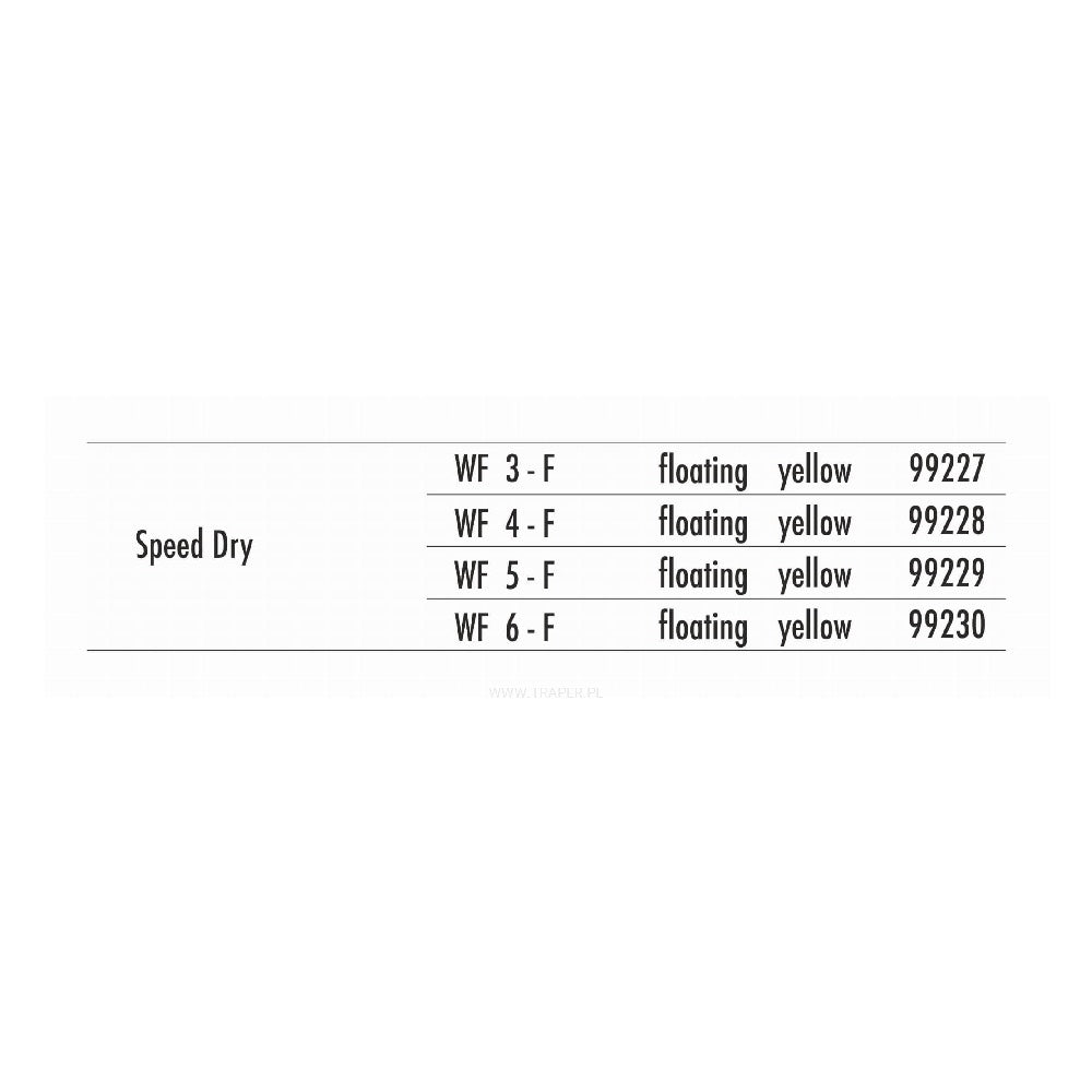 Traper Speed Dry Fly Line