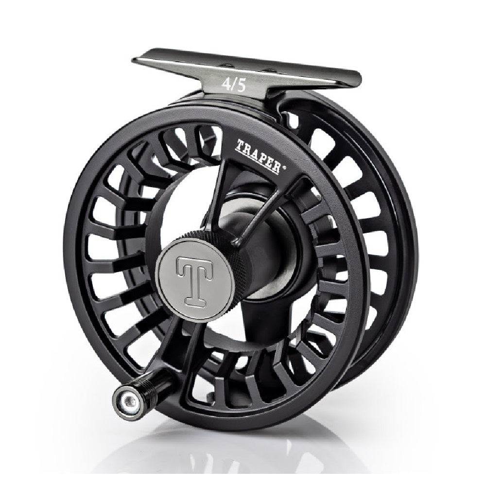 Traper Speed 4/5 Gun Smoked Fly Reel