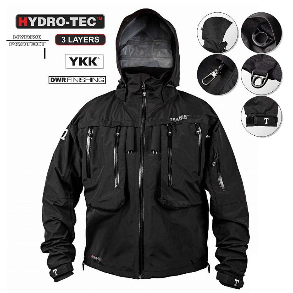 Traper Utah Wading Jacket Black