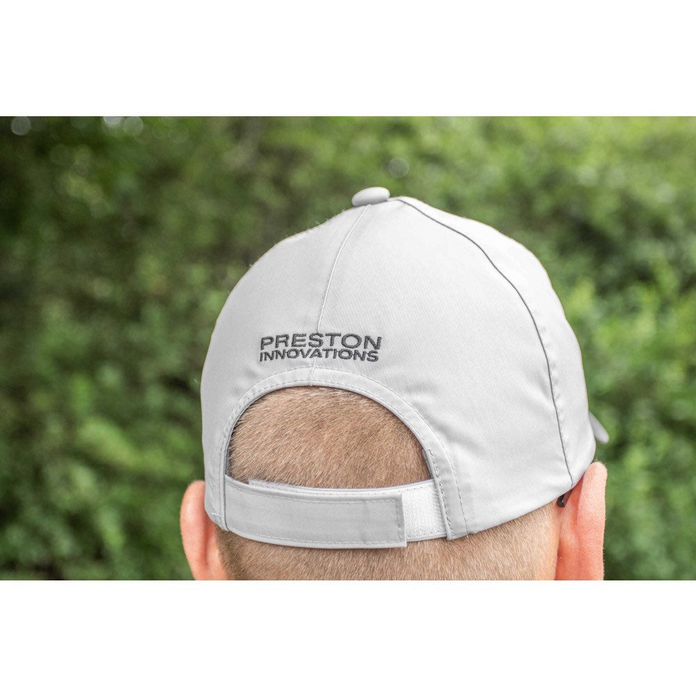 Preston Innovations Waterproof Grey Cap detail 4
