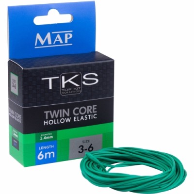 MAP TKS Twin Core Hollow Elastic 6m Green 3-6/1.4mm