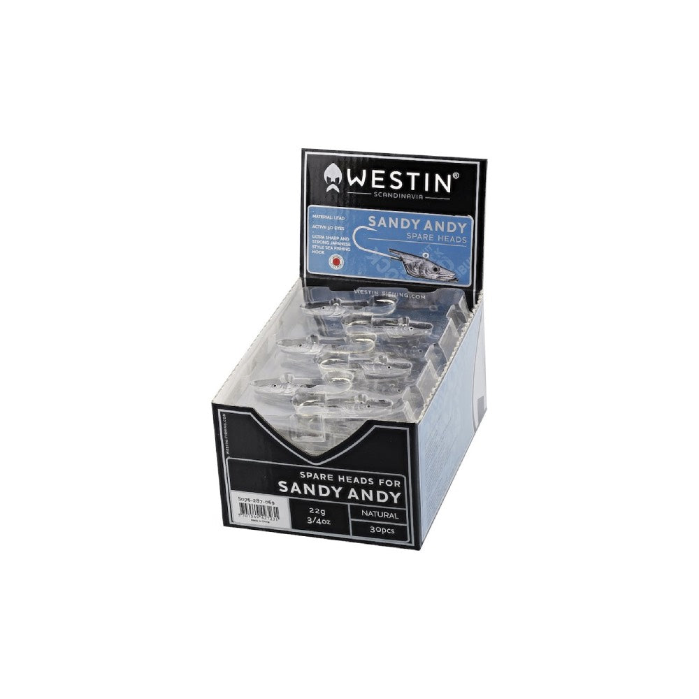 Westin Sandy Andy Jig Spare Head Natural 32g