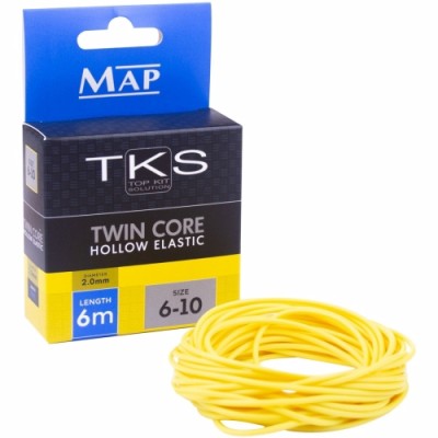 MAP TKS Twin Core Hollow Elastic 6m Yellow 6-10/2.0mm