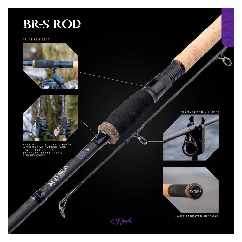 Wychwood Agitator BR-S Long Range 12ft/360cm 3.75lb Deadbait Rod