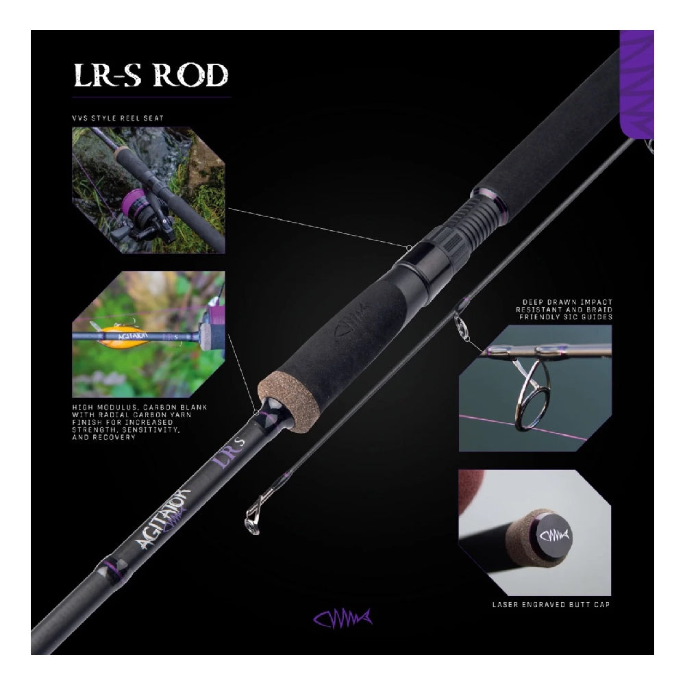 Wychwood Agitator LR-S 8ft 6in/259cm 60-100gr Spinning Rod