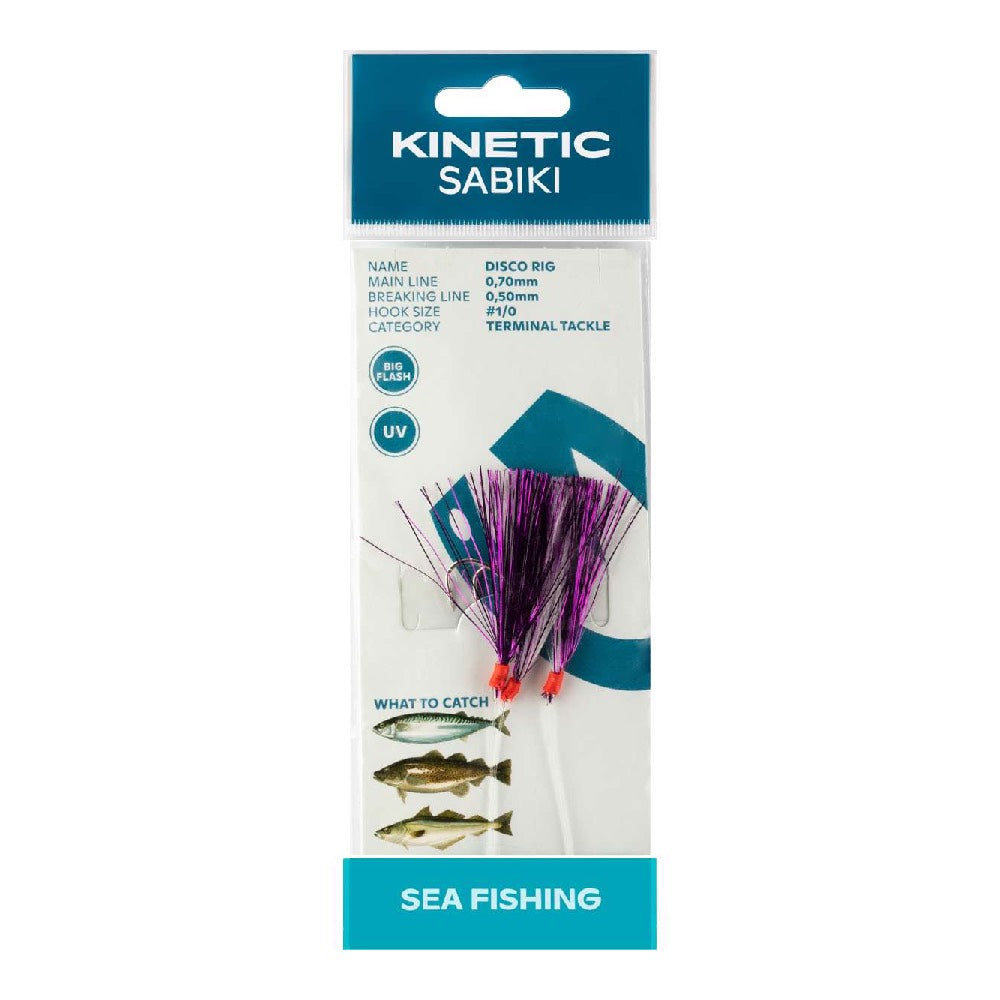 Kinetic Sabiki Disco Pink White Flash