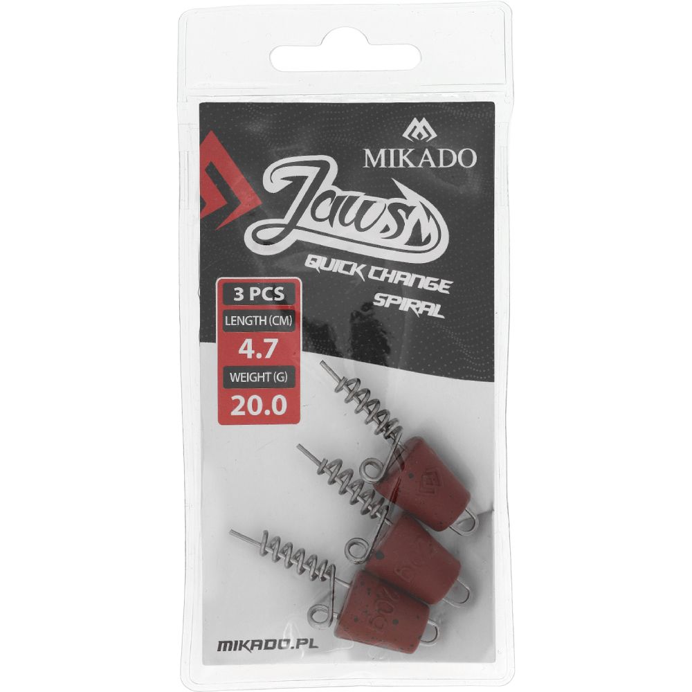 Mikado Screw Jaws Quick Change Spiral 20g 4.7cm detail 2