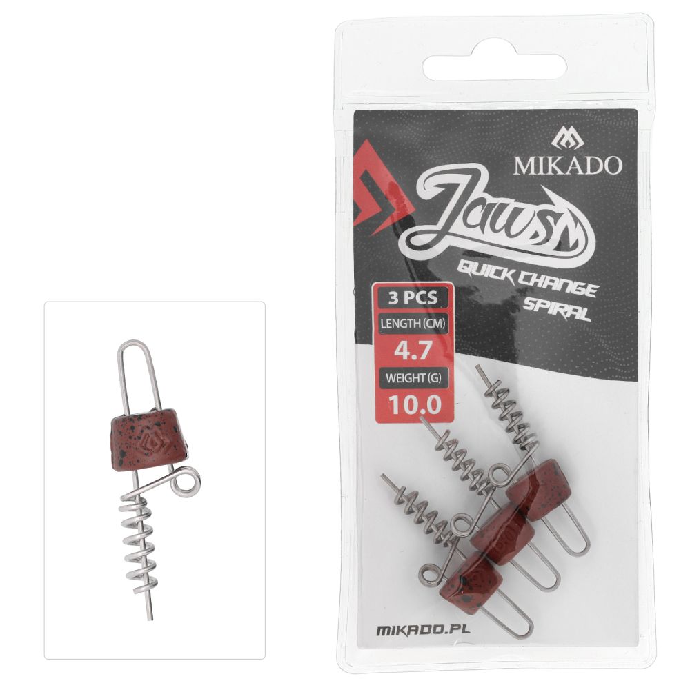 Mikado Screw Jaws Quick Change Spiral 10g 4.7cm