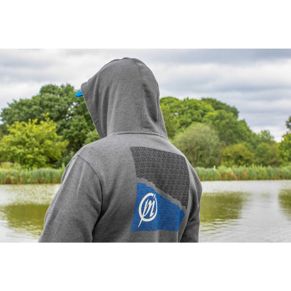 Preston Innovations Grey Zip Hoodie detail 6