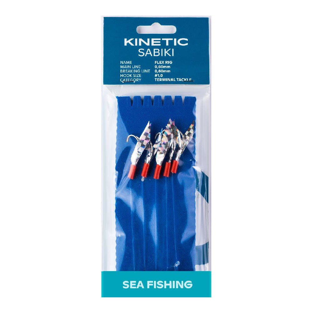 Kinetic Sabiki Flex Silver