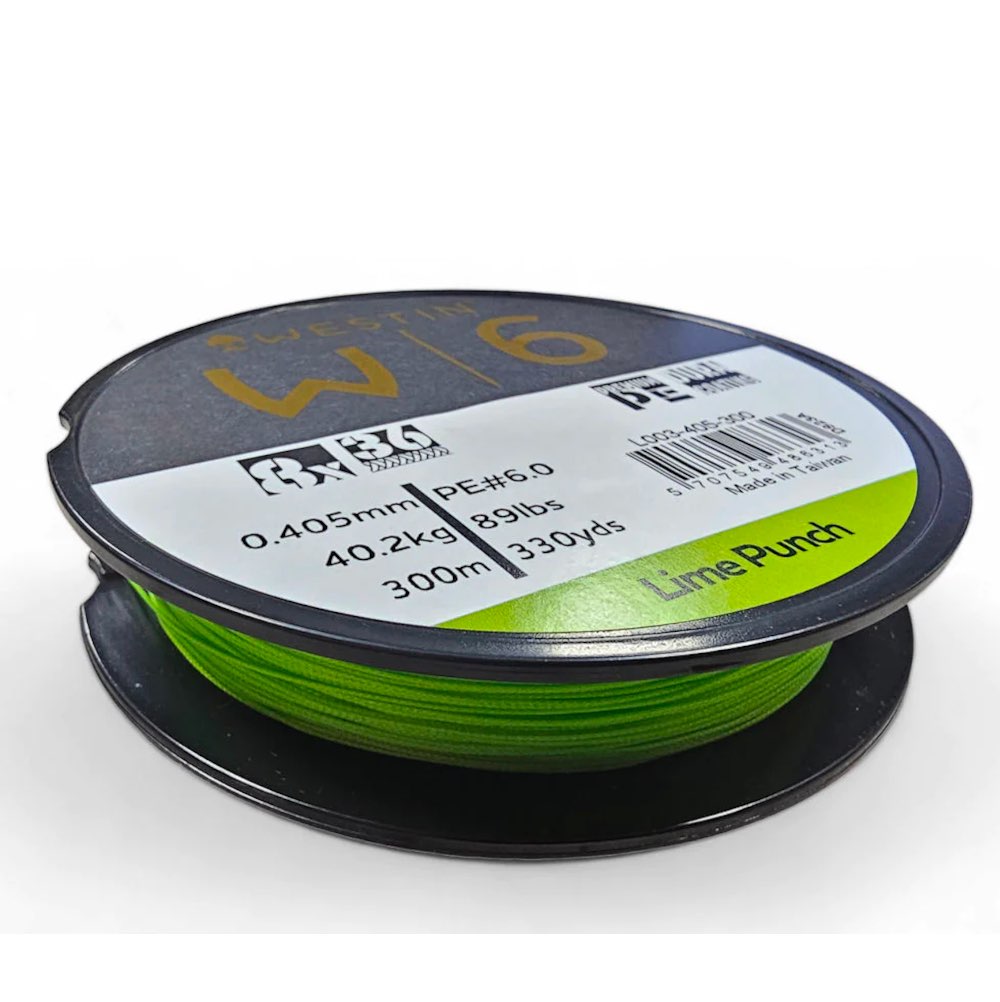 Westin W6 Braided Line 135m Lime Punch detail 2