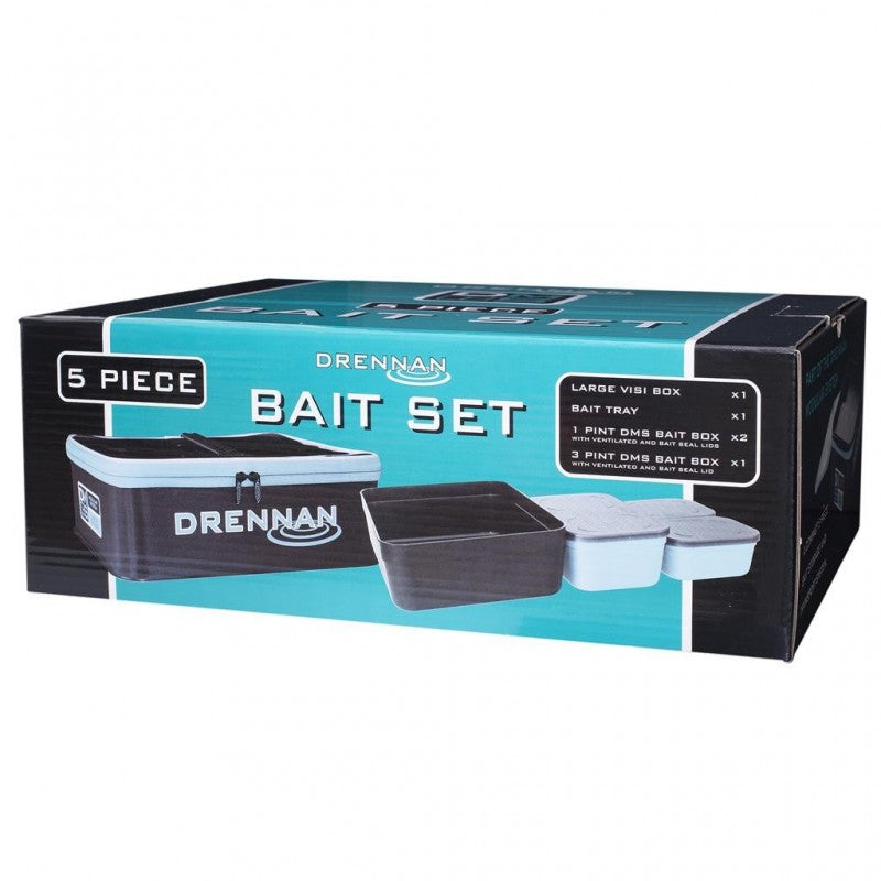 Drennan Bait Set 5 piece Bait Boxes Set detail 2