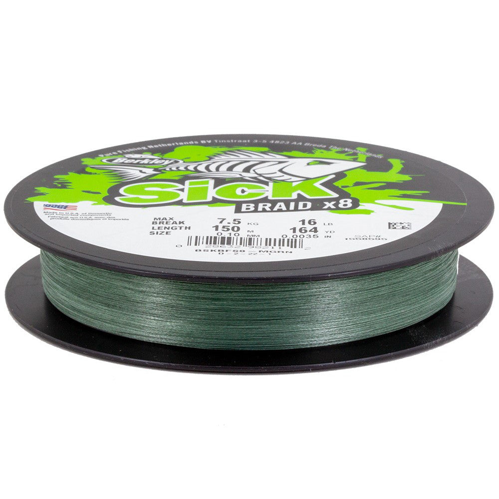 Berkley Sick Braid x8 Moss Green 150m detail 2