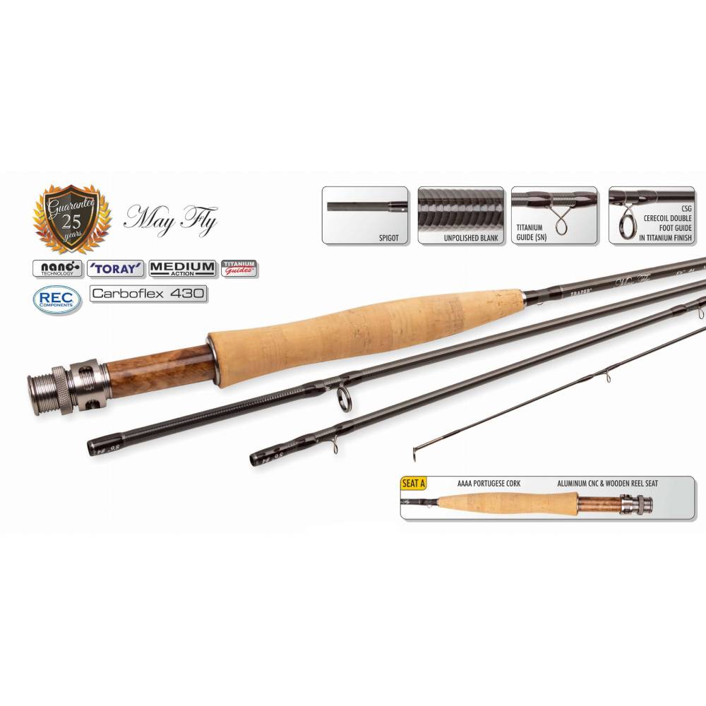 Traper May Fly 8'6 Fly Fishing Rods