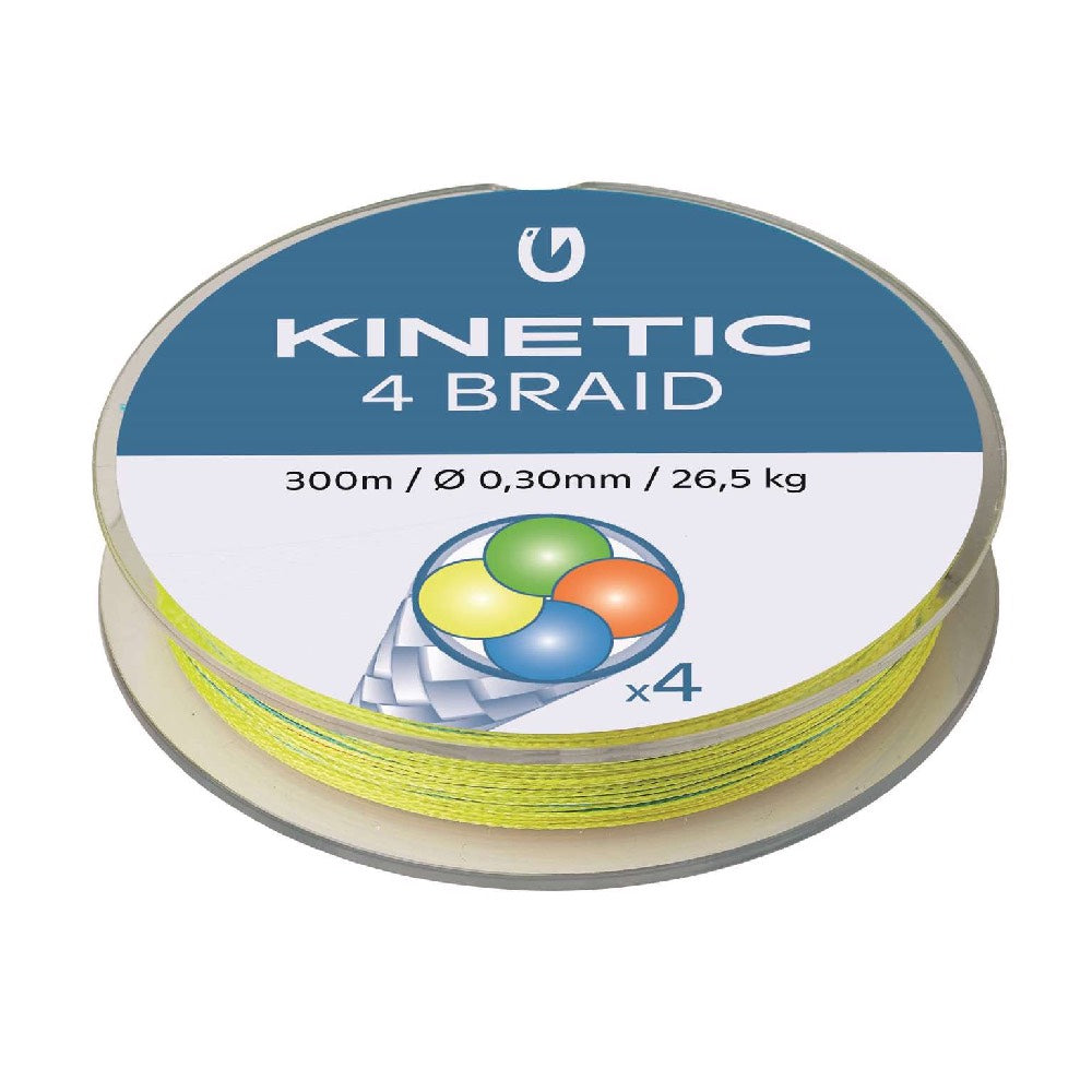 Kinetic 4 Braid Multicolour 300m