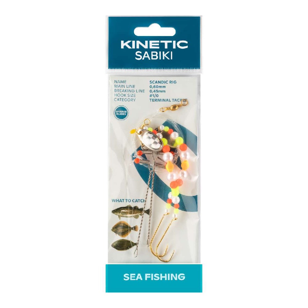 Kinetic Sabiki Scandic Pearl Yellow Orange