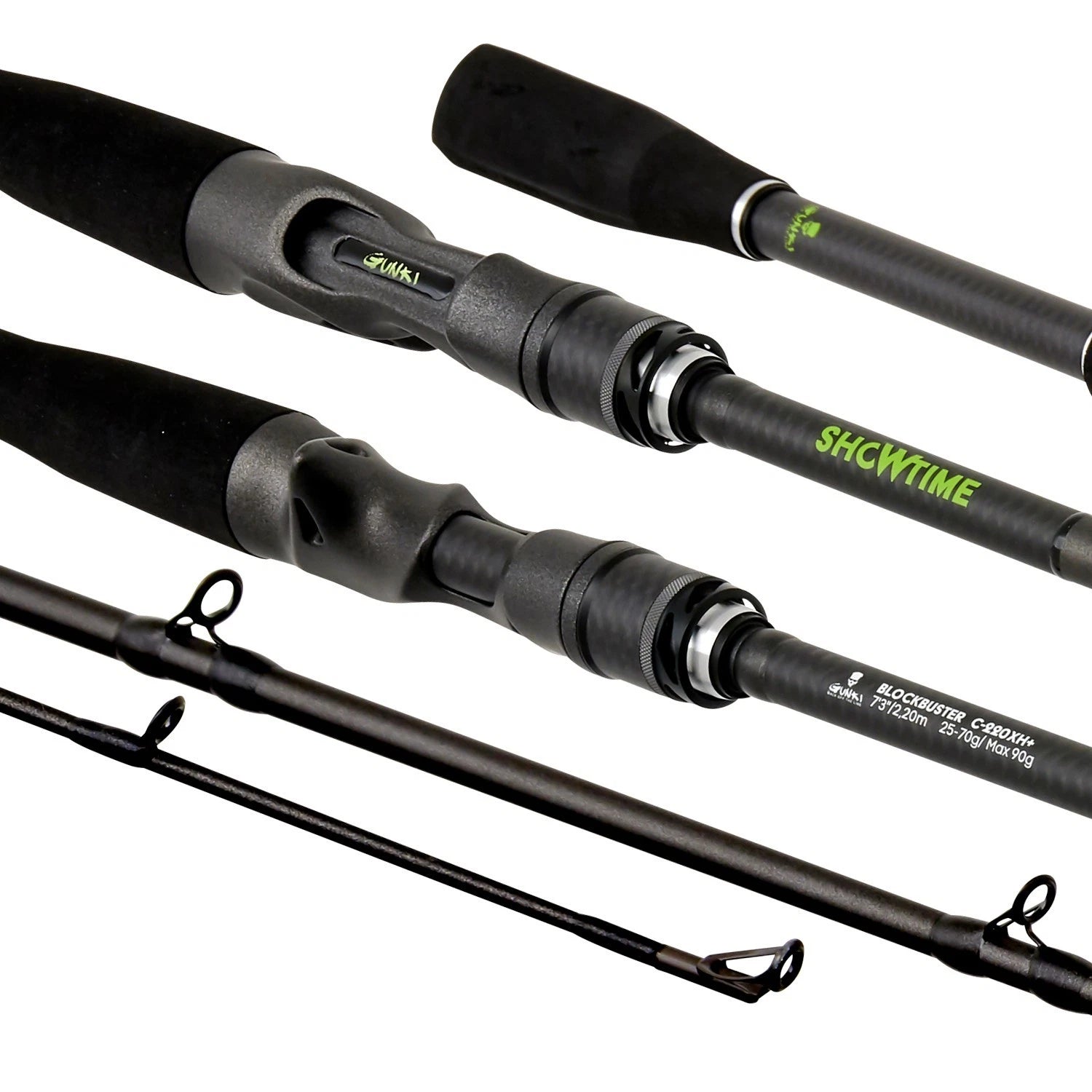Gunki Showtime BlockB 220cm / 25-70G Baitcasting Rod