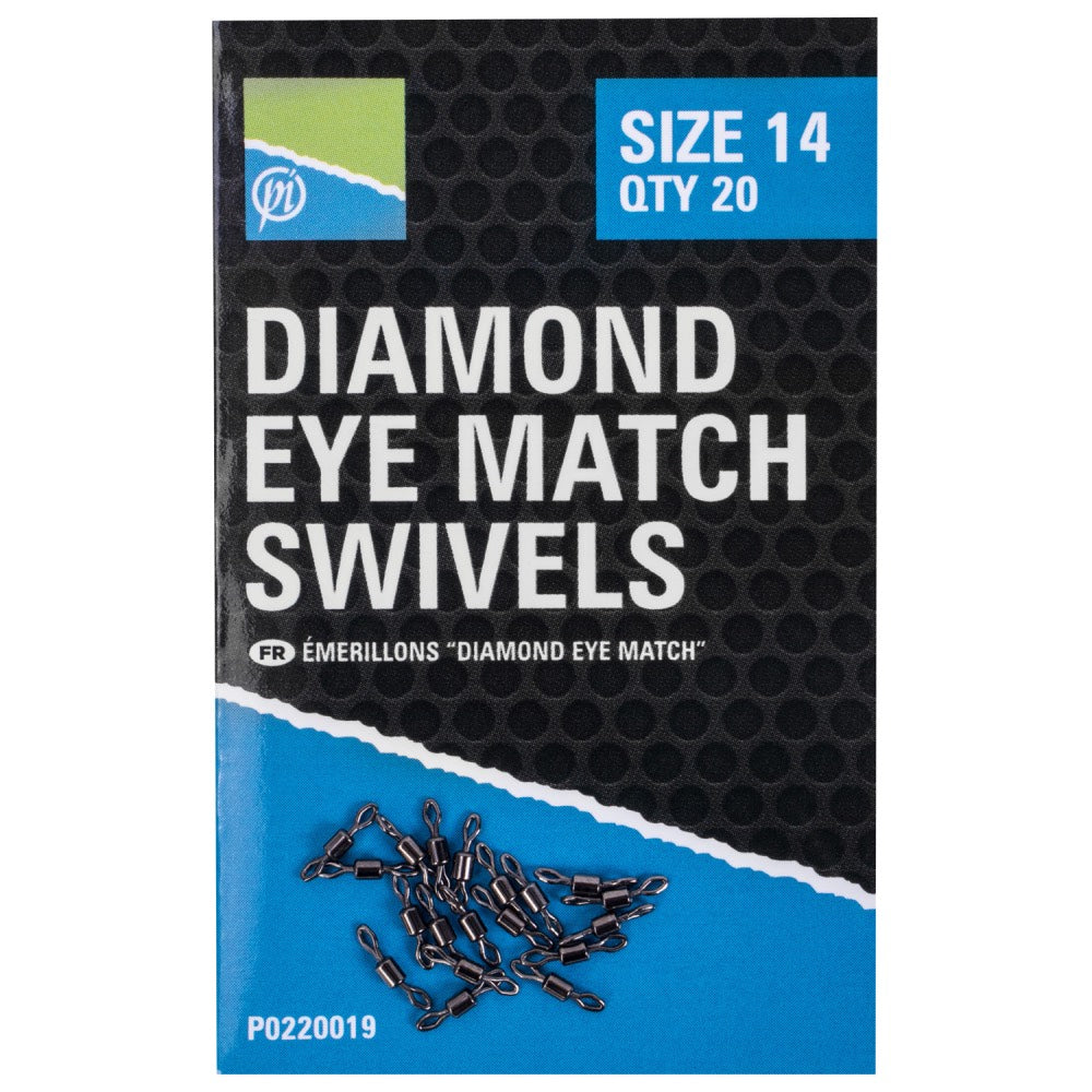 Preston Innovations Diamond Eye Match Swivel