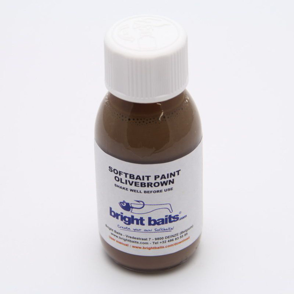 Bright Baits Soft Paint Olive Brown 60ml