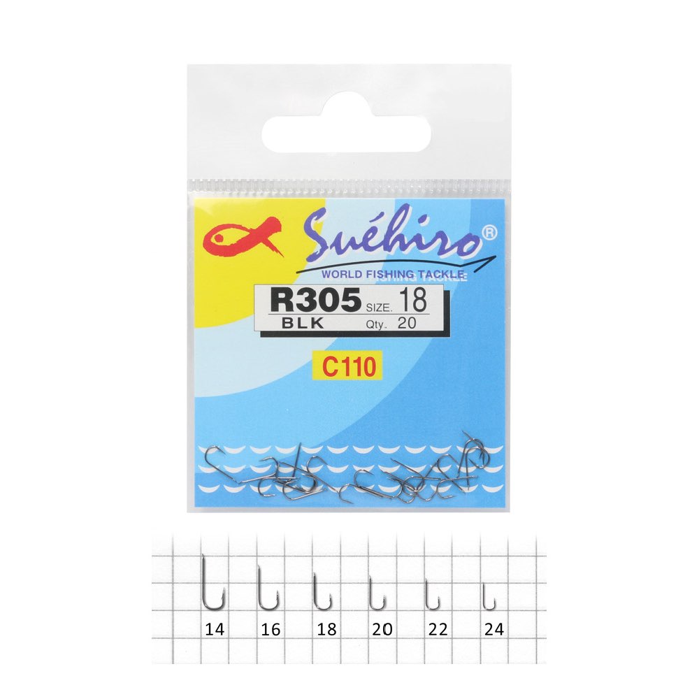 Milo R305 Spade End Hooks BLK